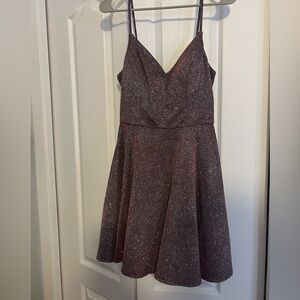 City Studio Glittering Pink Dress